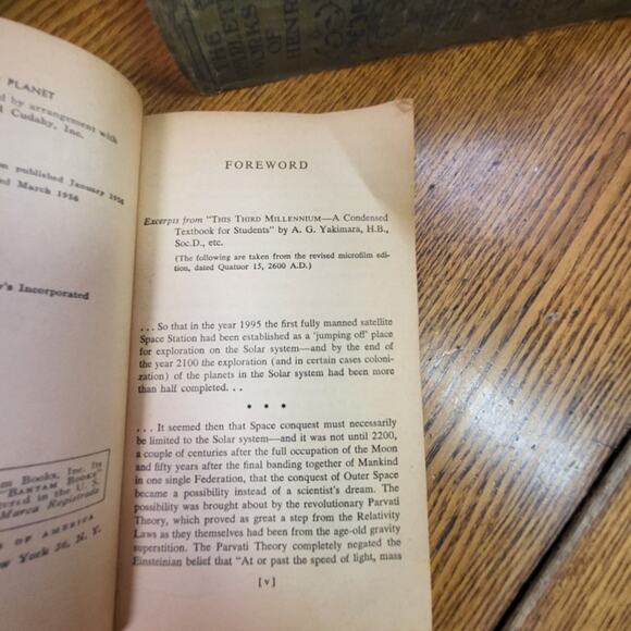 Vtg Book Forbidden Planet WJ Stuart 1956 Paperback Based on MGM CinemaScope Film - Picture 7 of 10